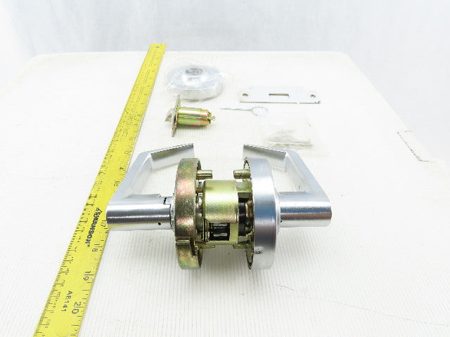 Arrow MLX72 SB 26D 306 R23 Privacy Door Cylindrical Non Locking Lever Set
