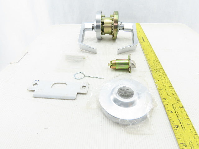 Arrow MLX72 SB 26D 306 R23 Privacy Door Cylindrical Non Locking Lever Set