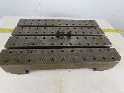 CNC Machine Pallet Shuttle 15-3/4" x 23-1/2" 14-1/2" Way Clearance 1" T Slots