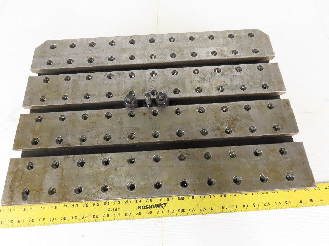 CNC Machine Pallet Shuttle 15-3/4" x 23-1/2" 14-1/2" Way Clearance 1" T Slots
