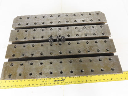 CNC Machine Pallet Shuttle 15-3/4" x 23-1/2" 14-1/2" Way Clearance 1" T Slots