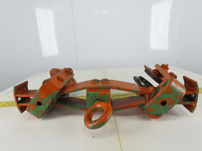 Cast Iron Push/Pull Single Girder 2" Beam Trolley