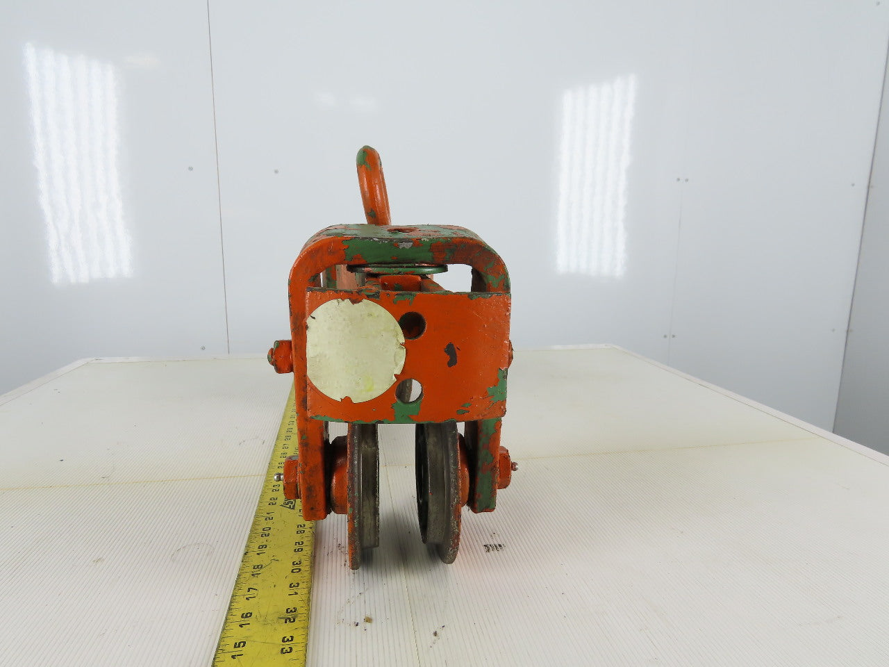 Cast Iron Push/Pull Single Girder 2" Beam Trolley