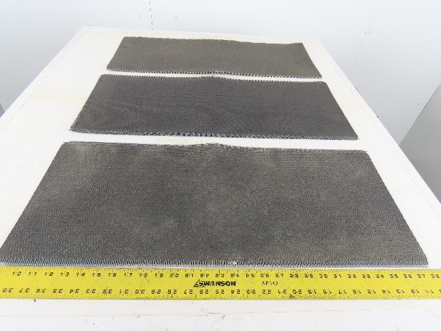 30" Interwoven Rough Conveyor Belt Splice Section 12" Lot Of 3