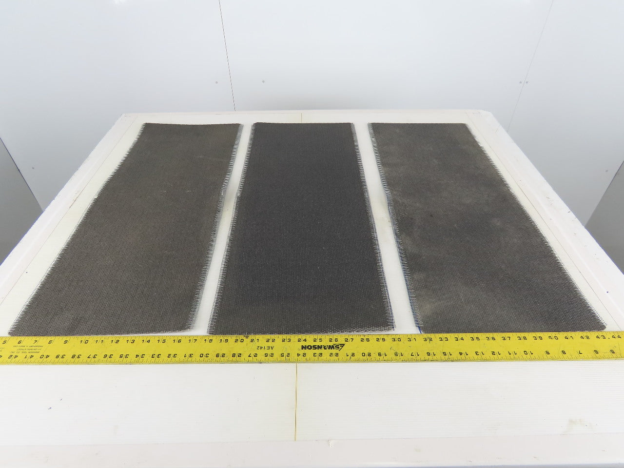 30" Interwoven Rough Conveyor Belt Splice Section 12" Lot Of 3