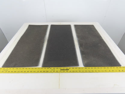 30" Interwoven Rough Conveyor Belt Splice Section 12" Lot Of 3