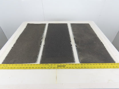 30" Interwoven Rough Conveyor Belt Splice Section 12" Lot Of 3