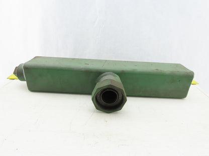 4 Way Manifold 4 1/2" Ports 3" Square Body