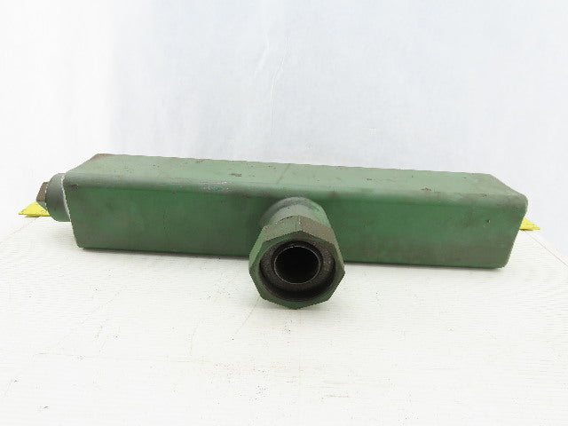 4 Way Manifold 4 1/2" Ports 3" Square Body
