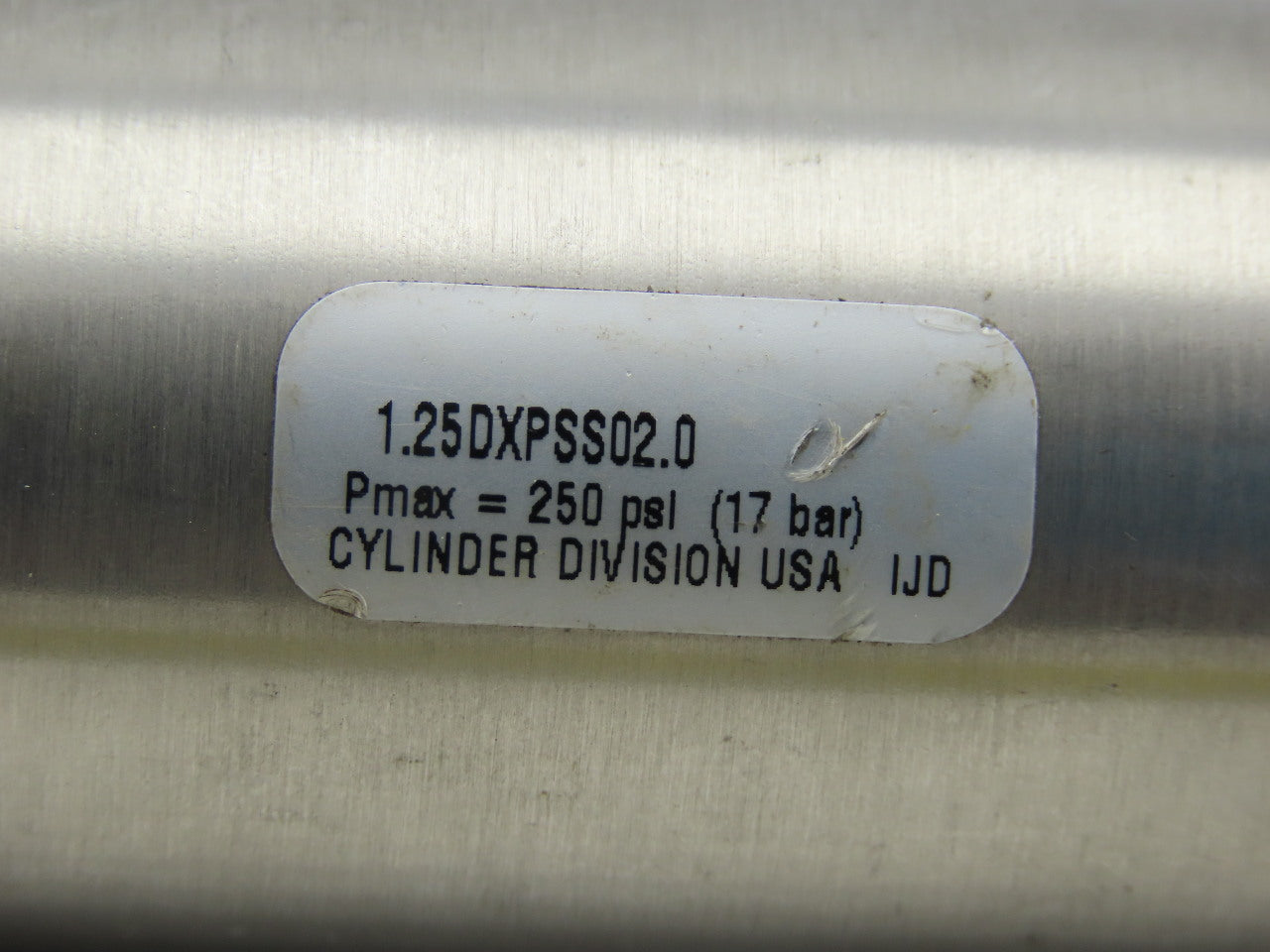 Atlas 1.25DXPSS02.0 1-1/4" Bore 2" Stroke Double Acting Air Cylinder