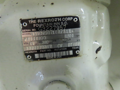 Rexroth 20Hp Hydraulic Power Unit 4000PSI 41GPM Max 60 Gal AA10VS071DR/31R Pump