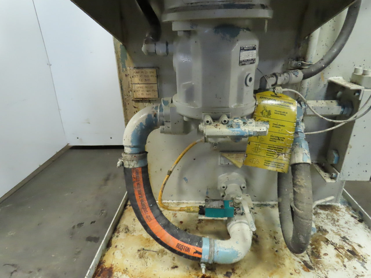 Rexroth 20Hp Hydraulic Power Unit 4000PSI 41GPM Max 60 Gal AA10VS071DR/31R Pump