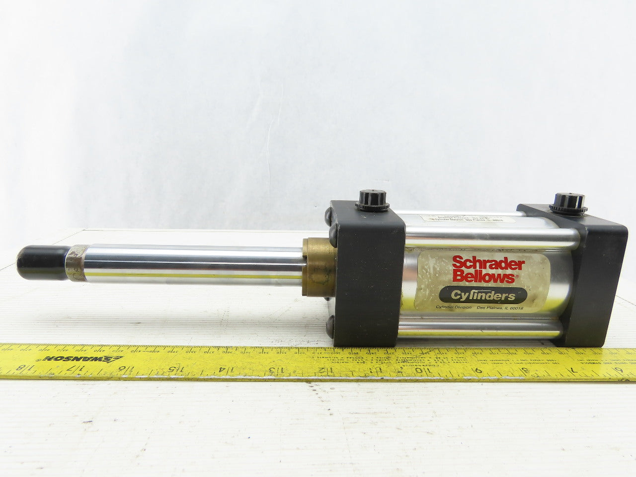 Schrader Bellows FW2C111301S 1-3/4" Bore 2.5" Stroke Extended Shaft Air Cylinder