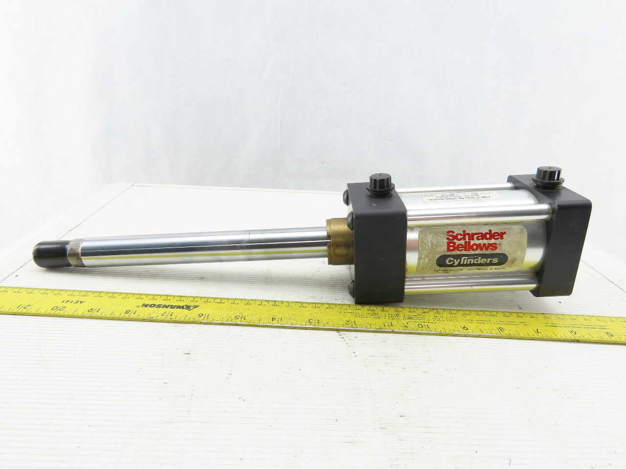 Schrader Bellows FW2C111301S 1-3/4" Bore 2.5" Stroke Extended Shaft Air Cylinder
