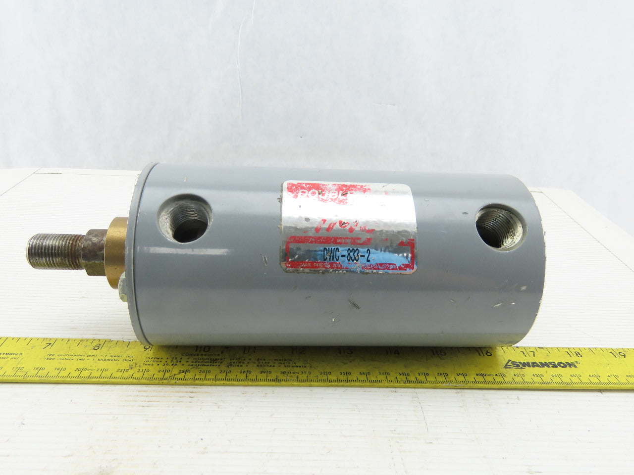 DWC-833-2 3-5/8" Bore 3" Stroke Double Wall Air Cylinder