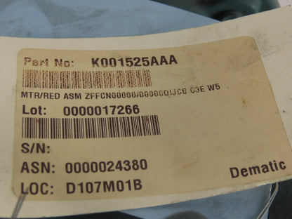 Dodge HB682CI112D 9.73:1 Ratio 362.8RPM 6.15kW 480V Helical Gear Reducer Motor