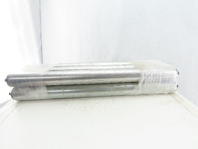 Dematic 1.9" OD 22" BF 21-1/4" Face Width Gravity Conveyor Roller Lot Of 6