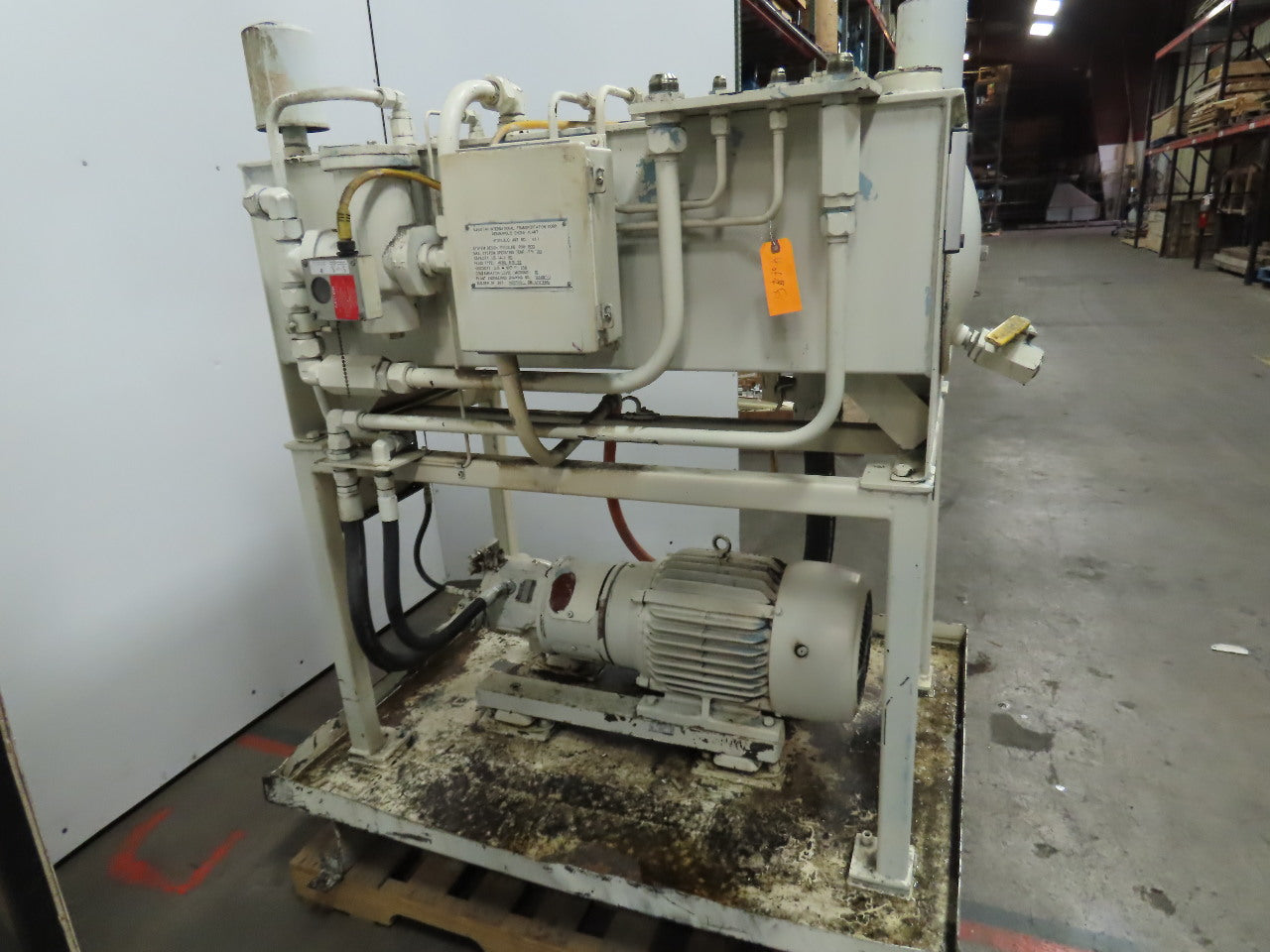 Rexroth 10Hp Hydraulic Power Unit 60 Gal PKC62N00 Pump 460V 3Ph