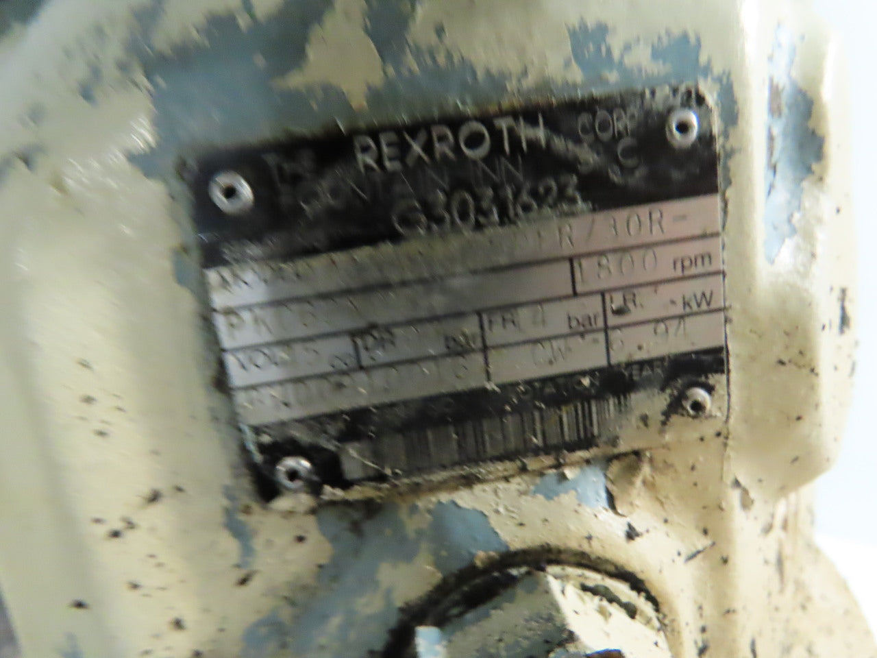 Rexroth 10Hp Hydraulic Power Unit 60 Gal PKC62N00 Pump 460V 3Ph