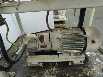 Rexroth 10Hp Hydraulic Power Unit 60 Gal PKC62N00 Pump 460V 3Ph