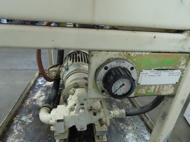 Rexroth 10Hp Hydraulic Power Unit 60 Gal PKC62N00 Pump 460V 3Ph