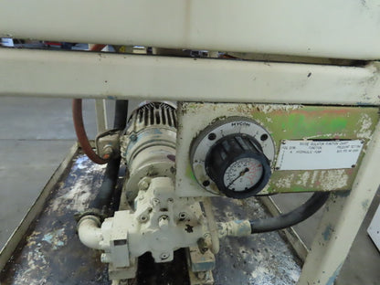 Rexroth 10Hp Hydraulic Power Unit 60 Gal PKC62N00 Pump 460V 3Ph