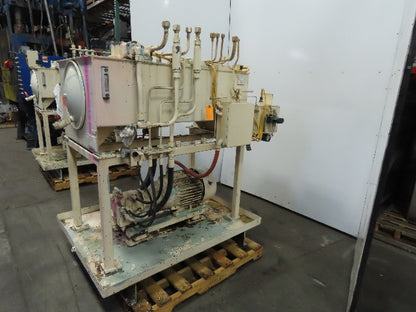 Rexroth 10Hp Hydraulic Power Unit 60 Gal PKC62N00 Pump 460V 3Ph