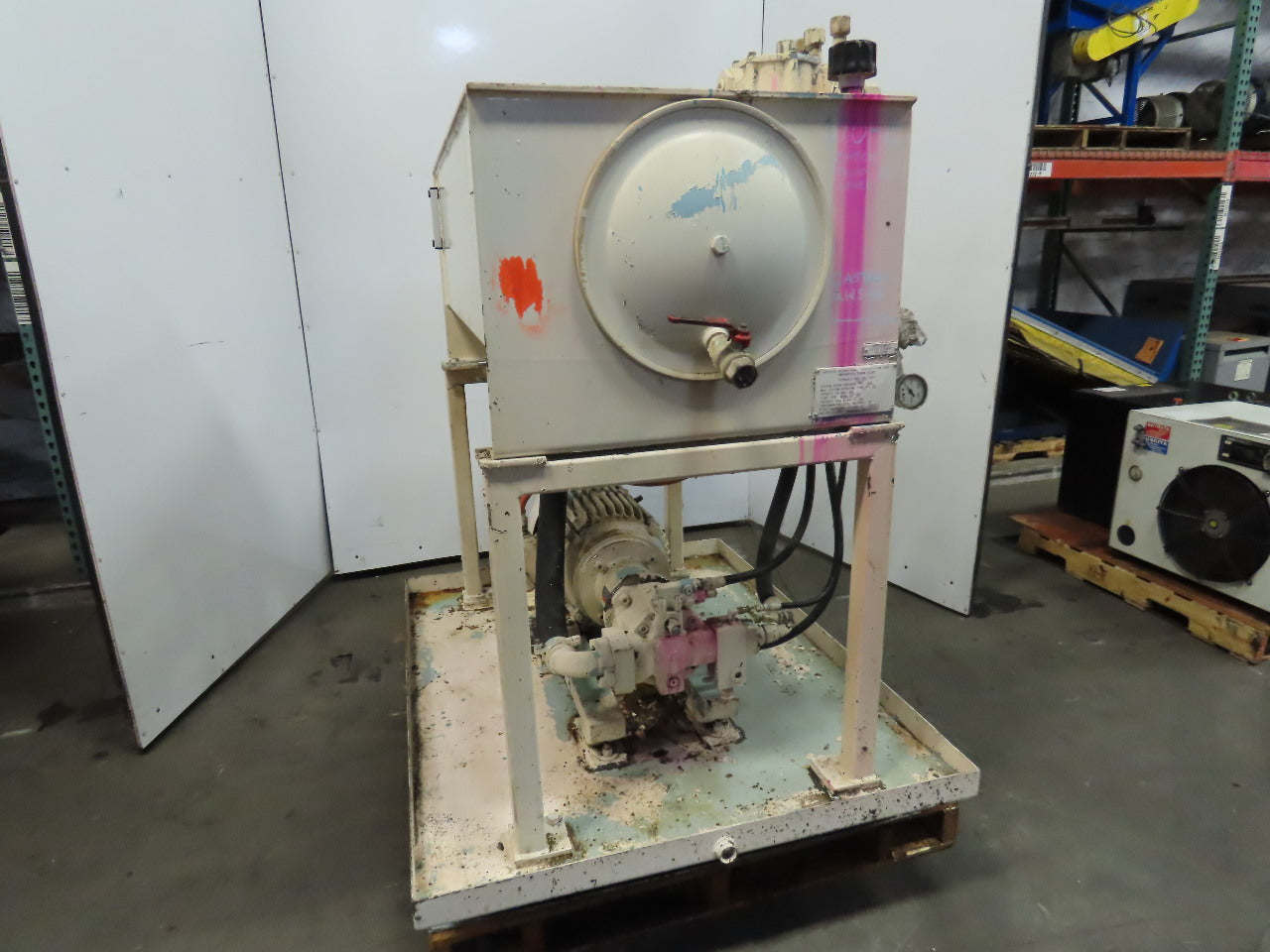 Rexroth 10Hp Hydraulic Power Unit 60 Gal PKC62N00 Pump 460V 3Ph