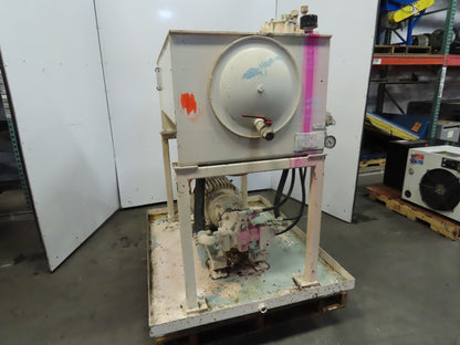 Rexroth 10Hp Hydraulic Power Unit 60 Gal PKC62N00 Pump 460V 3Ph