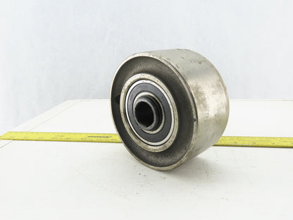 5-1/2" OD x 2-5/8" Crowned Face End Pulley 1-1/16" Hex Bore