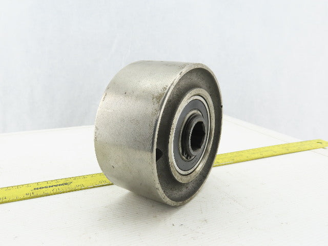 5-1/2" OD x 2-5/8" Crowned Face End Pulley 1-1/16" Hex Bore