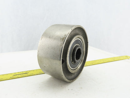 5-1/2" OD x 2-5/8" Crowned Face End Pulley 1-1/16" Hex Bore