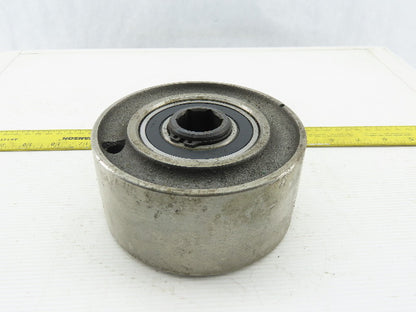 5-1/2" OD x 2-5/8" Crowned Face End Pulley 1-1/16" Hex Bore