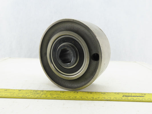 5-1/2" OD x 2-5/8" Crowned Face End Pulley 1-1/16" Hex Bore