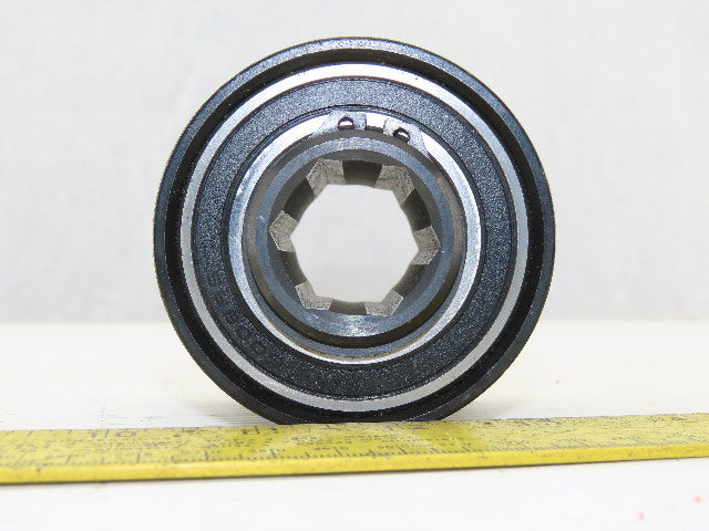 3" x 2" Flat Face Belt idler Pulley 1-1/16" Hex Bore