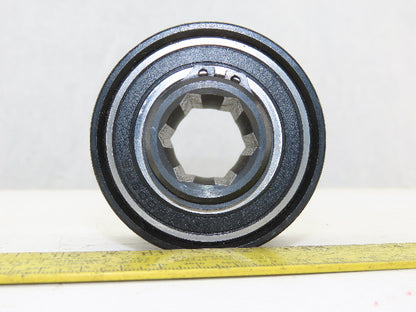 3" x 2" Flat Face Belt idler Pulley 1-1/16" Hex Bore