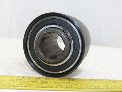 3" x 2-5/8" Crowned  Face Belt idler Pulley 1-1/16" Hex Bore