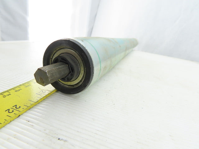 Dematic S361207080 50mm OD 28" BF 27-3/8" Face Width Crowned Conveyor Roller