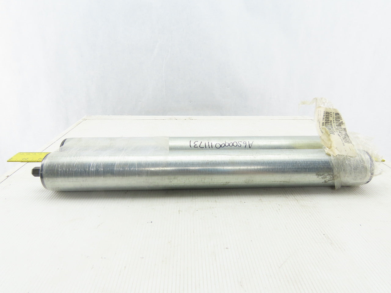 Dematic 50mm OD 16-3/8" BF 15-3/4" Face Width Gravity Conveyor Roller Lot Of 2