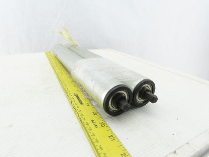 Dematic 50mm OD 16-3/8" BF 15-3/4" Face Width Gravity Conveyor Roller Lot Of 2