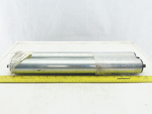 Dematic 50mm OD 16-3/8" BF 15-3/4" Face Width Gravity Conveyor Roller Lot Of 2