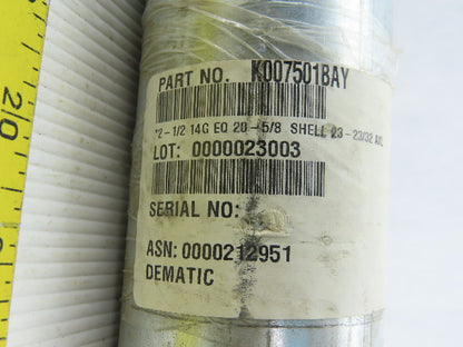 Dematic 2-1/2" OD 21-1/4" BF 20-5/8" Face Width Gravity Conveyor Roller