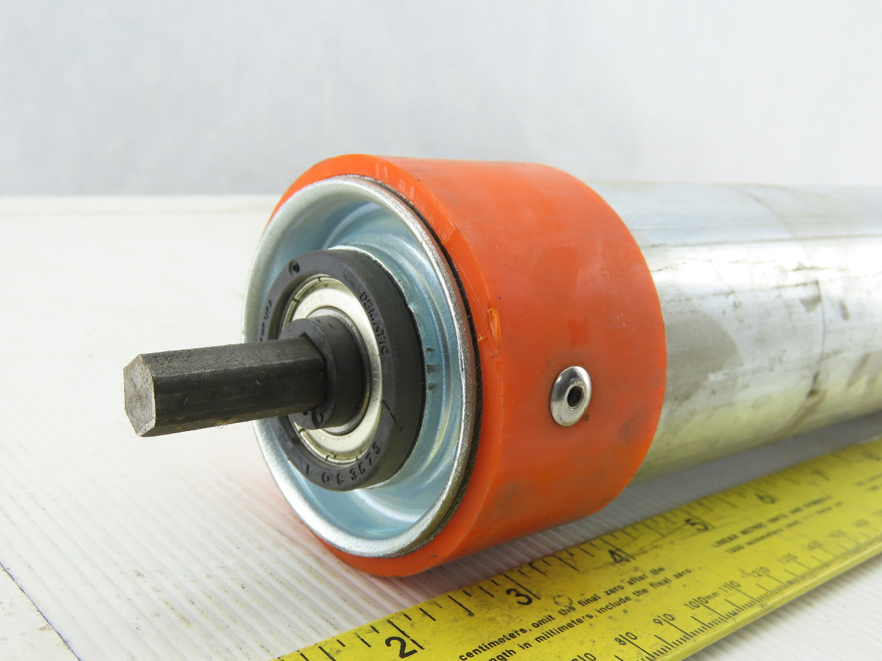 Dematic 2-1/2" OD 21-1/4" BF 20-5/8" Face Width Gravity Conveyor Roller