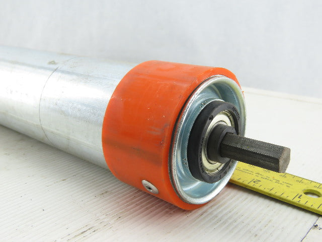 Dematic 2-1/2" OD 21-1/4" BF 20-5/8" Face Width Gravity Conveyor Roller