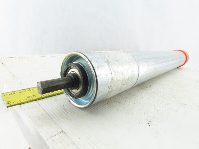Dematic 2-1/2" OD 21-1/4" BF 20-5/8" Face Width Gravity Conveyor Roller