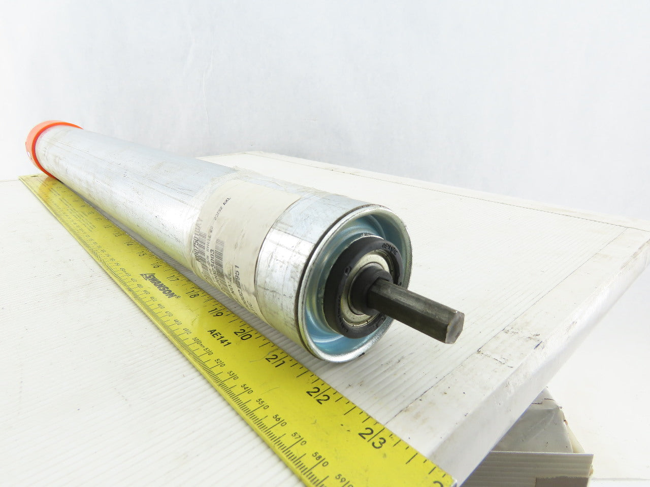Dematic 2-1/2" OD 21-1/4" BF 20-5/8" Face Width Gravity Conveyor Roller