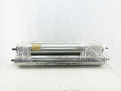 Dematic 2-1/2" OD 19-3/4" BF 19" Face Width Gravity Conveyor Roller Lot Of 5
