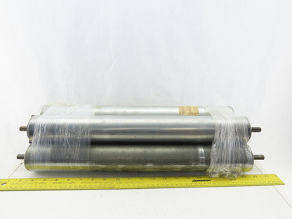 Dematic 2-1/2" OD 19-3/4" BF 19" Face Width Gravity Conveyor Roller Lot Of 5