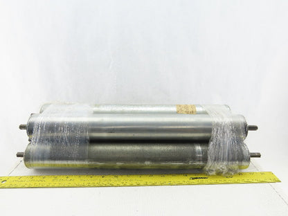 Dematic 2-1/2" OD 19-3/4" BF 19" Face Width Gravity Conveyor Roller Lot Of 5