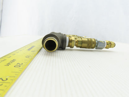 4 Way Air Hose Splitter Manifold 1/2" NPT Quick Disconnect Fittings